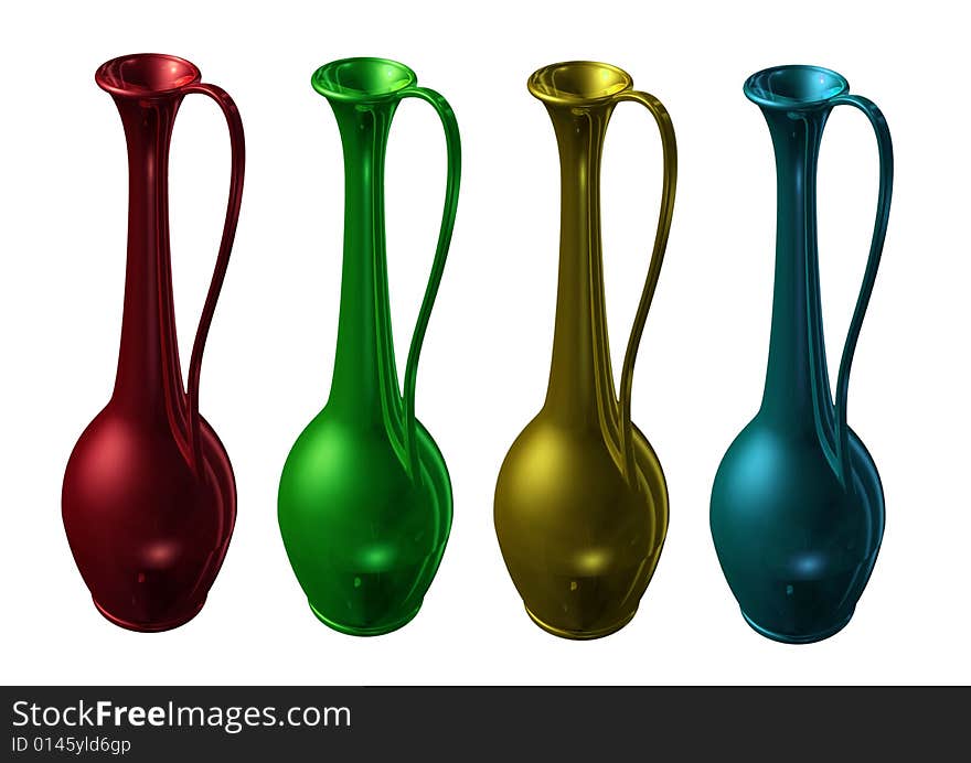 Multicolored Vase