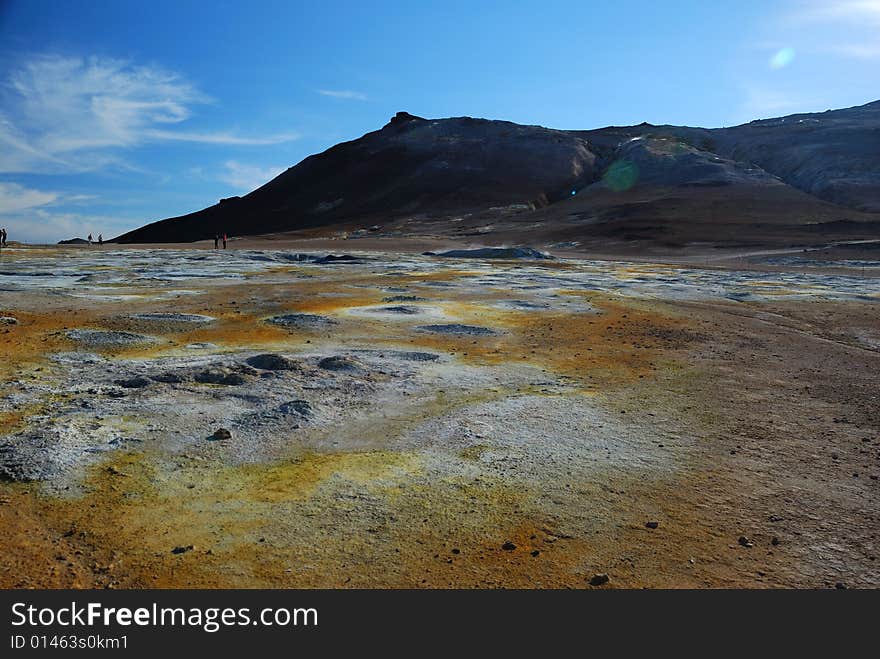 Geothermal area