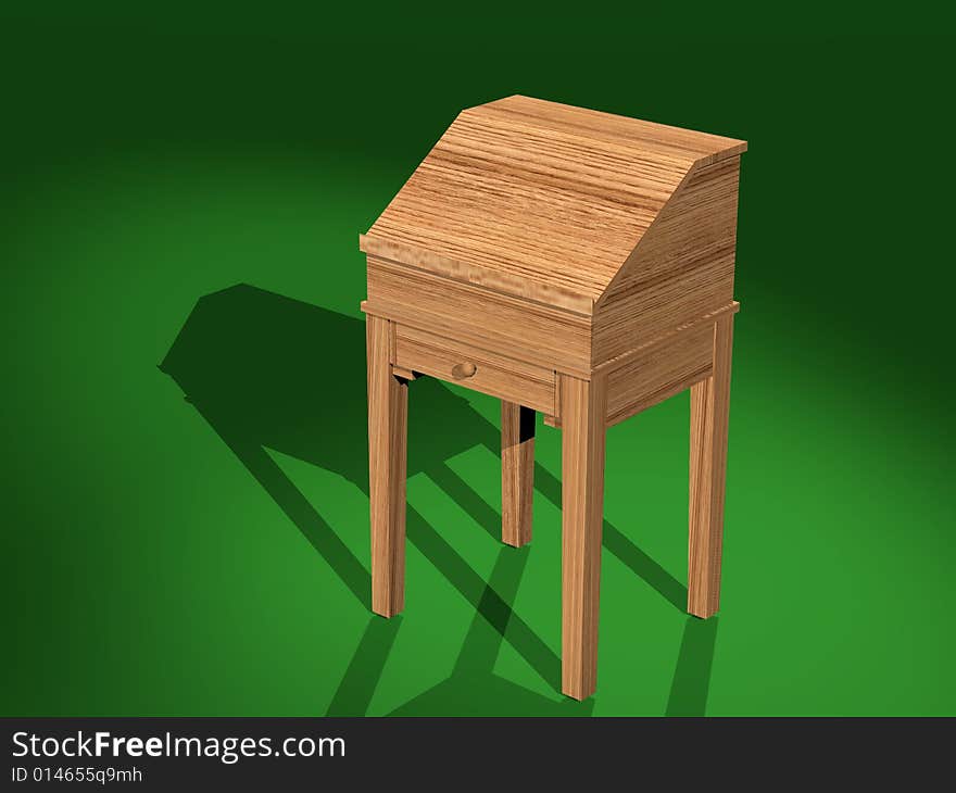 A computer generated image of a 3D model created with 3D Studio Max. This is a 3/4 front view. A computer generated image of a 3D model created with 3D Studio Max. This is a 3/4 front view.