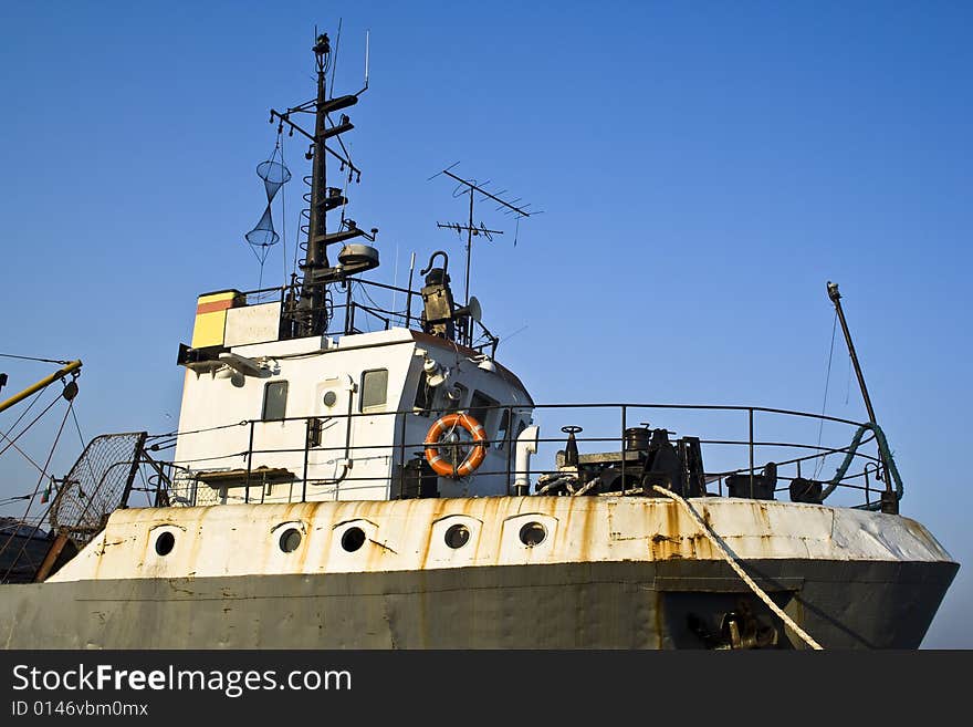 Fishing boat at the pier