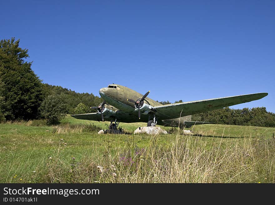 Old russian plane