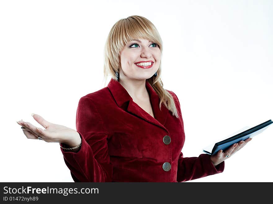 Businesswoman in studio