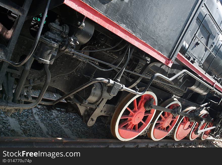 Steam locomotive wheels