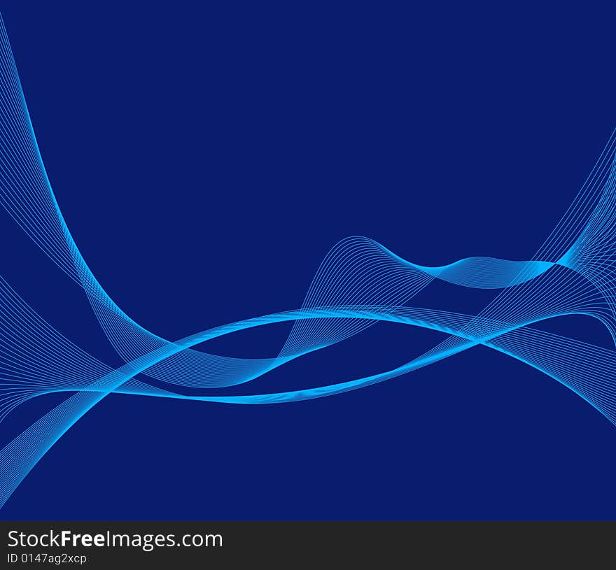 Blue vector abstract background