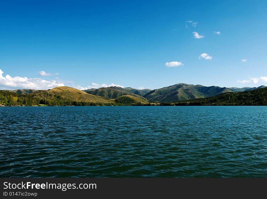 Lake And Mountains Landscape