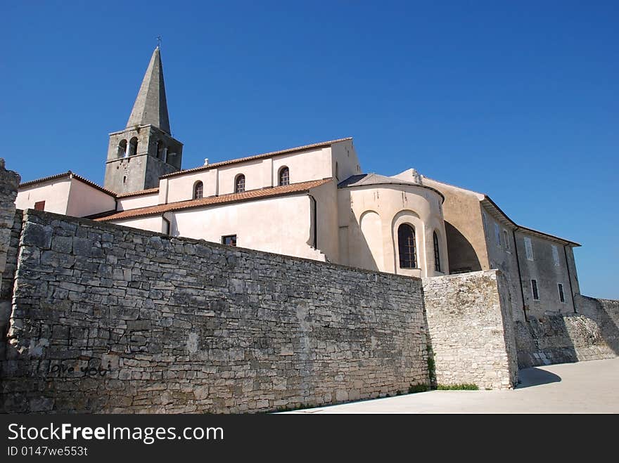 Euphrasius basilica in Porec, Croatia