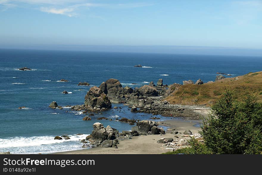 Public view of the South West Oregon Coast. Public view of the South West Oregon Coast