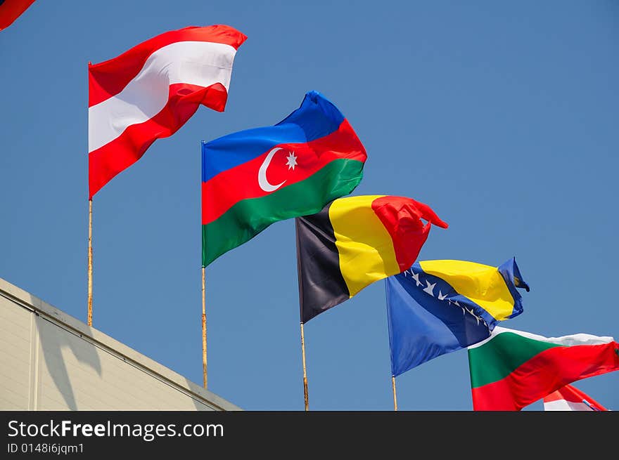 Various National Flags