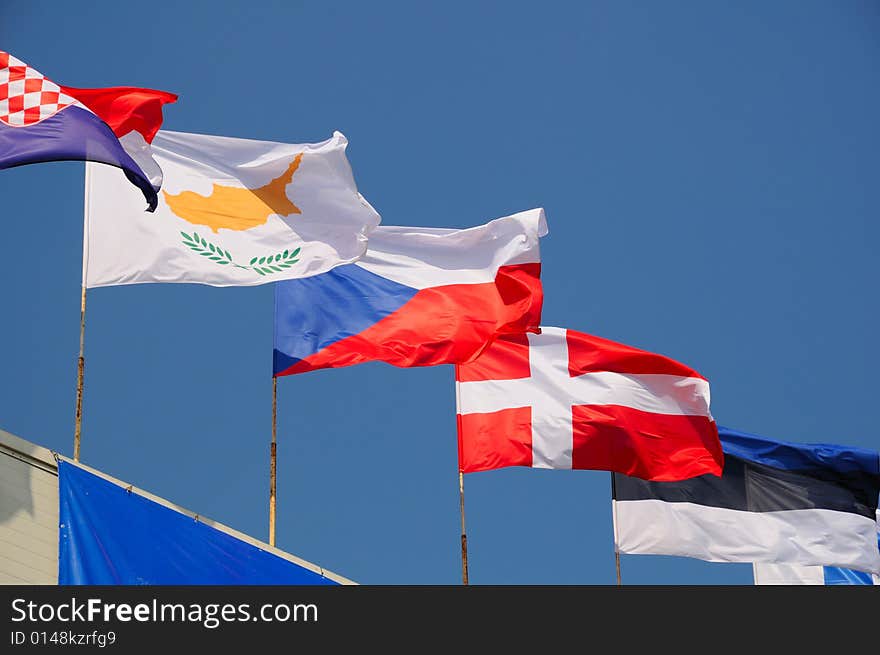 Various National Flags