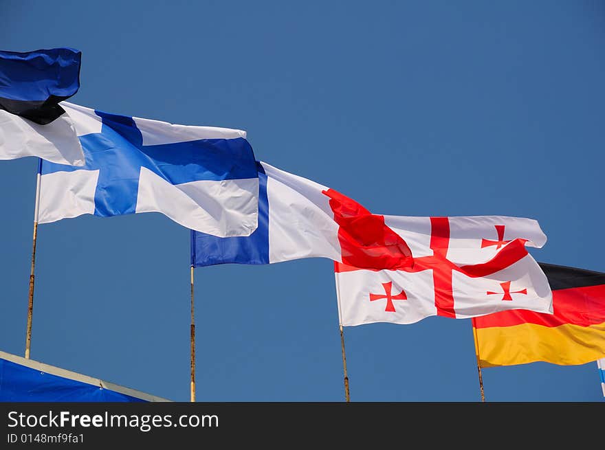 Various National Flags