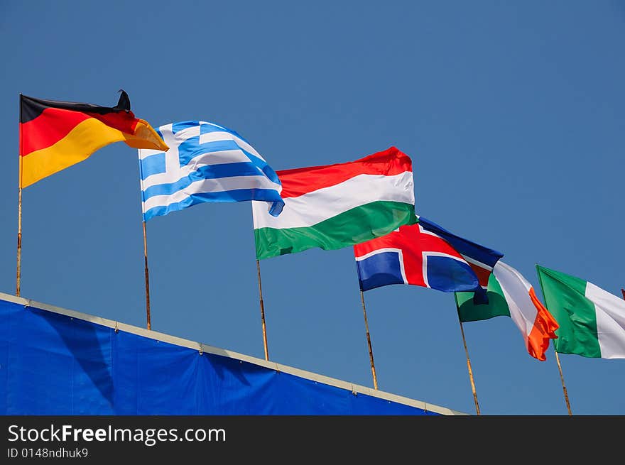 Various National Flags