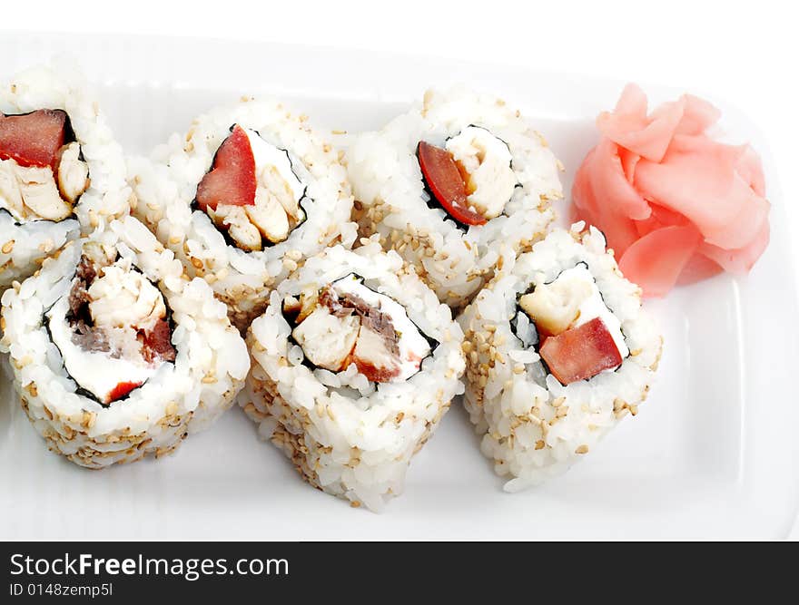 Japanese Cuisine - Rolls in Sesame