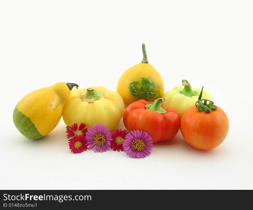 Vegetables And Flowers