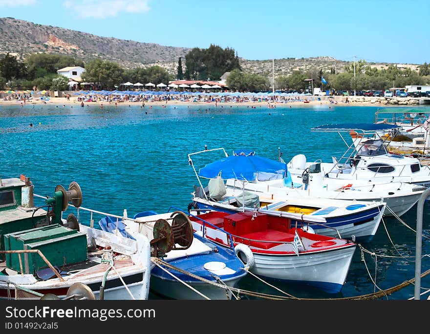 Harbour of Fisherman village