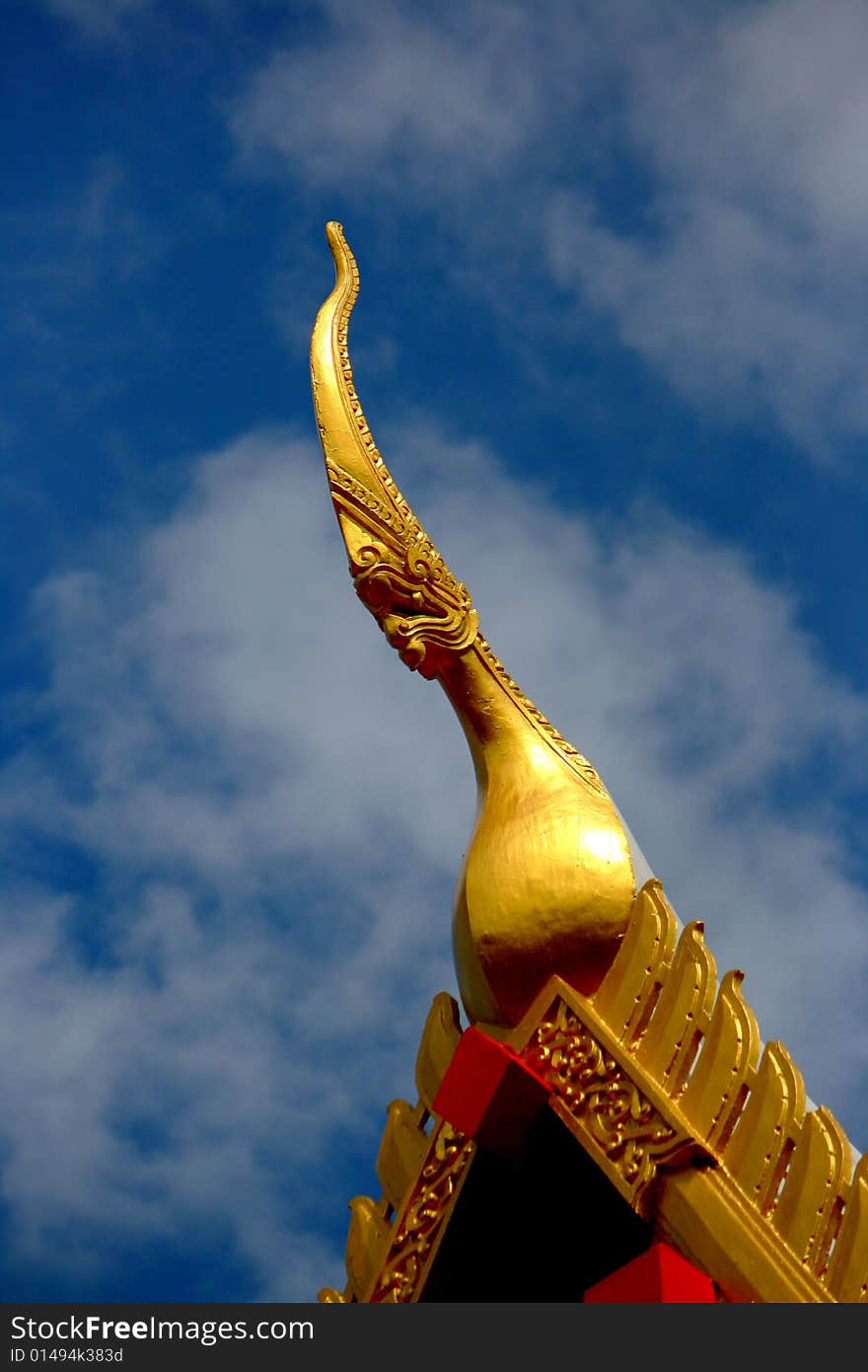 Chor Pha is gable apex. It's stay at Wat Yai, in Pitsanulok.