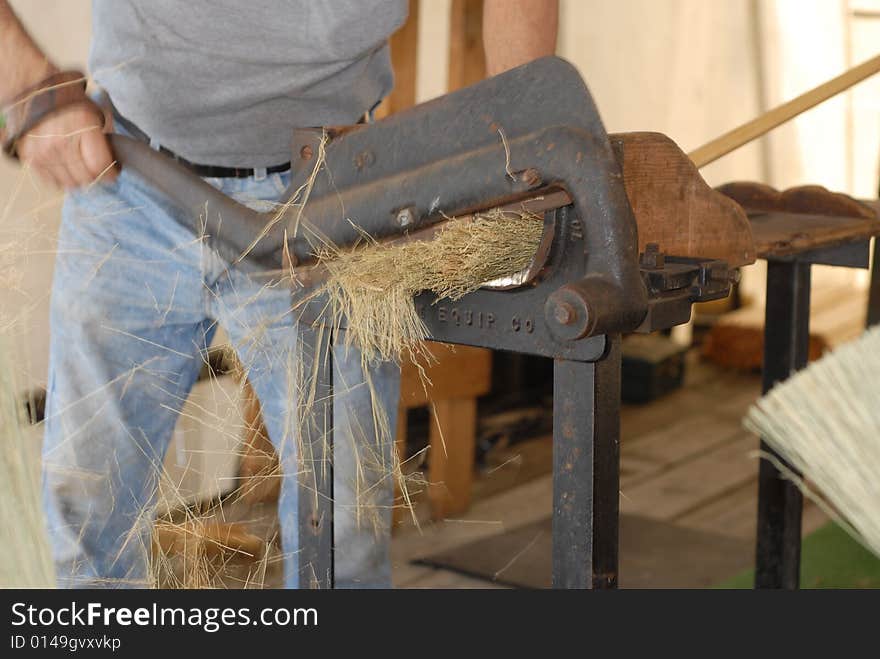 Broom making 7