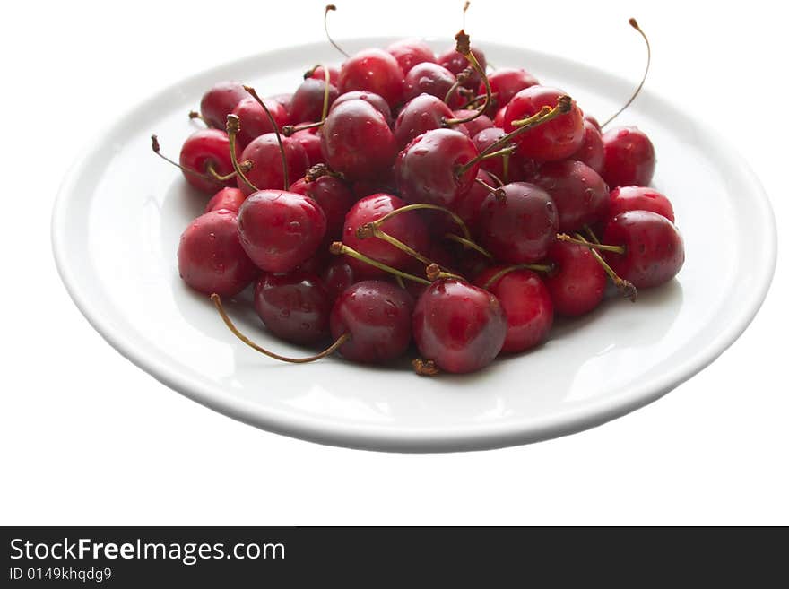 Plate Of Cherries