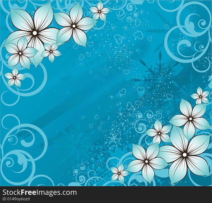 Abstract background. A vector format is added. Suits well for a postcard or background. Abstract background. A vector format is added. Suits well for a postcard or background