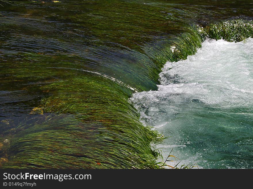 Cascade Of Waterfall