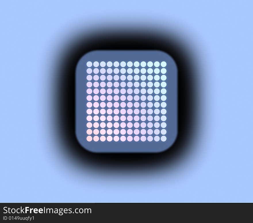 Abstract blue background with light circles. Abstract blue background with light circles