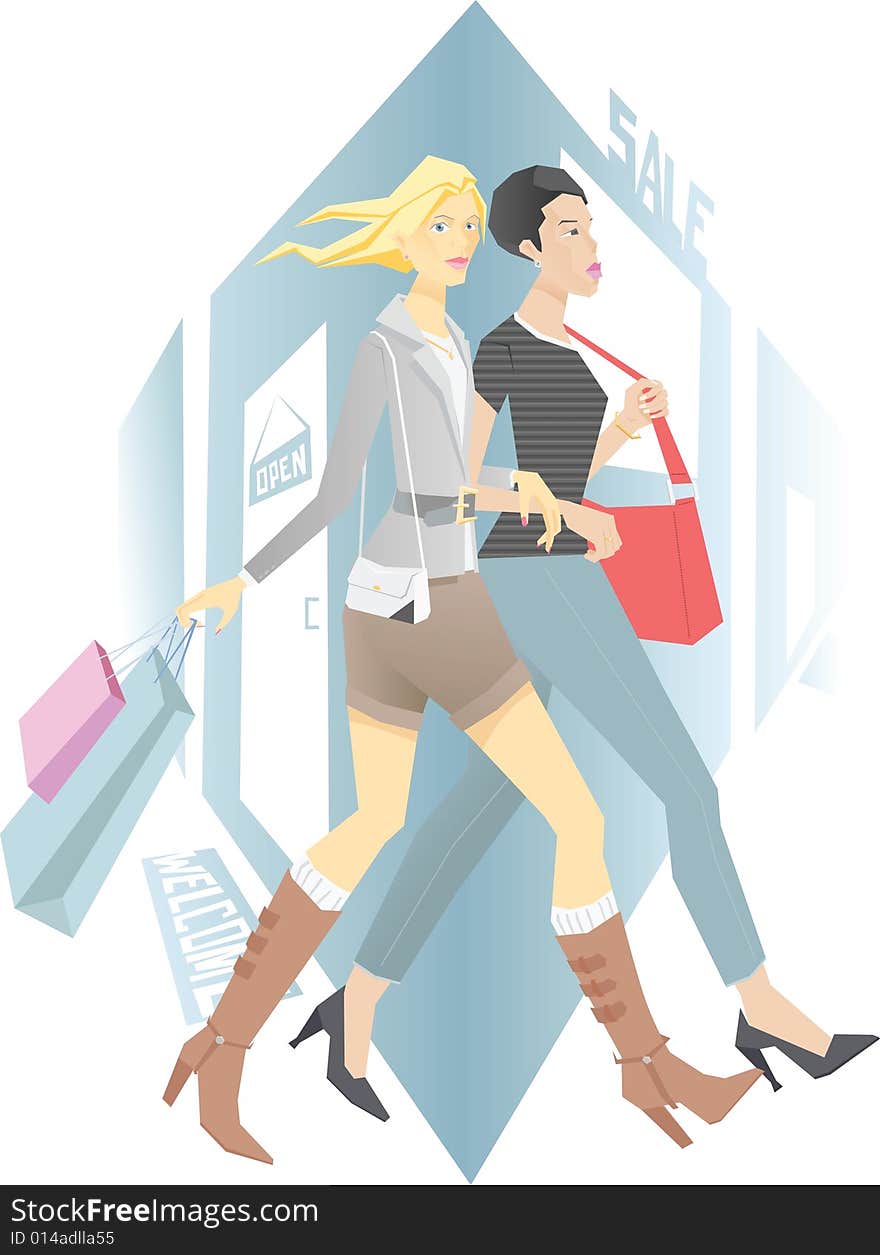 Shopping Girls