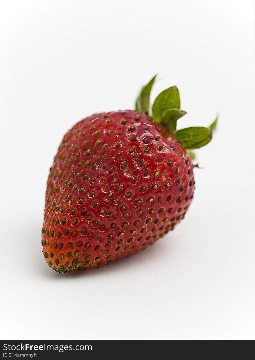 Strawberry on a white background