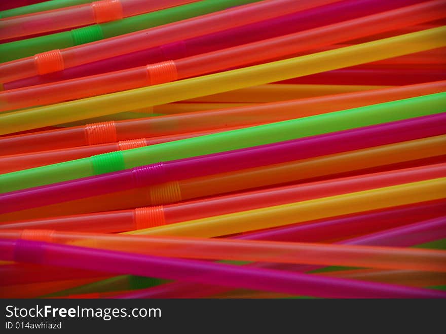 Colorful Party Straws