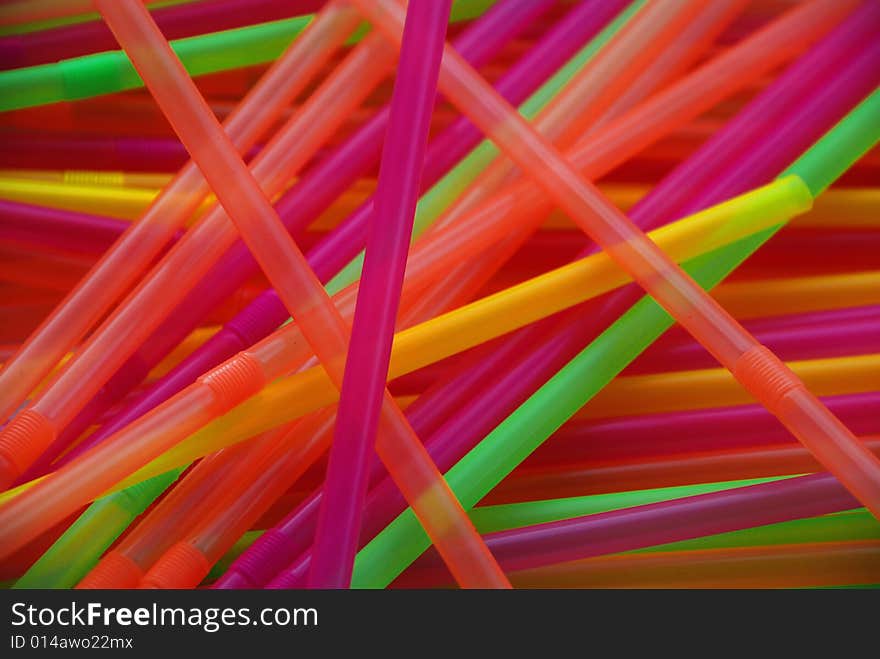 Colorful Party Straws