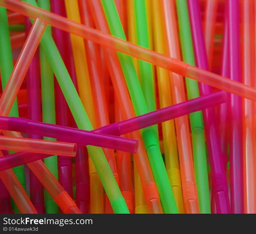 Colorful Party Straws