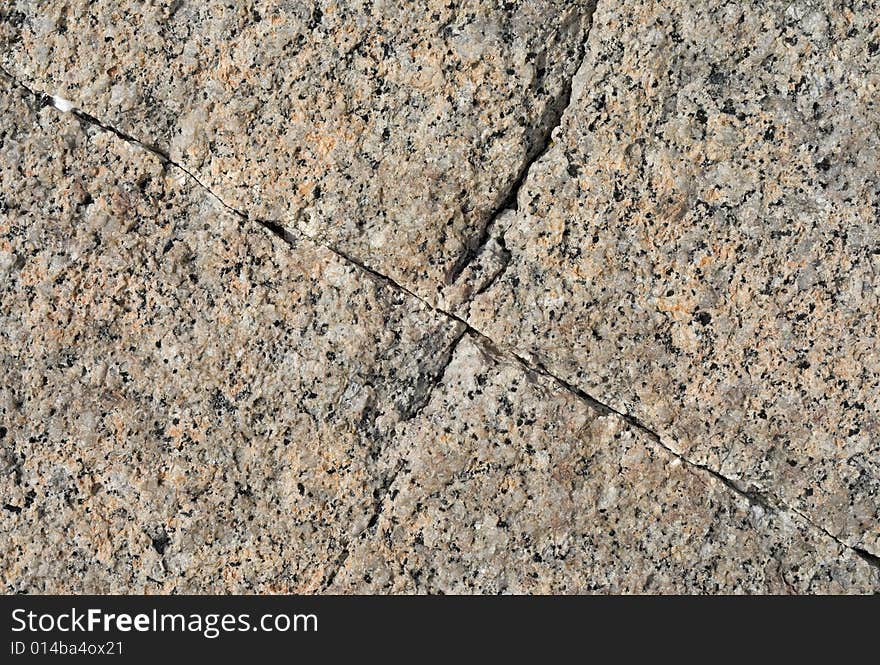 A close-up of surface of granite on seabeach. Russian Far East, Primorye. A close-up of surface of granite on seabeach. Russian Far East, Primorye