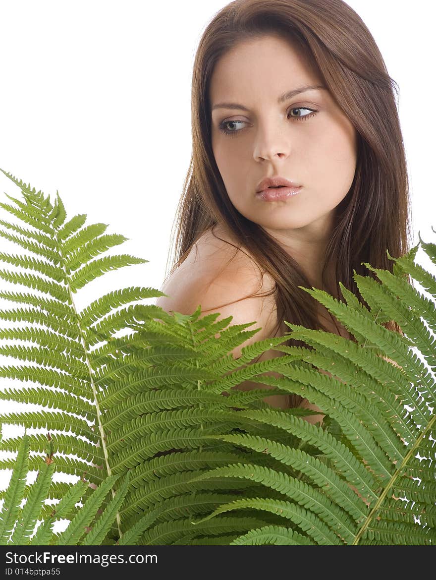 Portrait Of Attractive Beautiful Young Woman