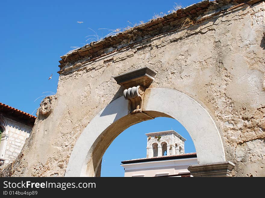 Arch at Porec, Croatia