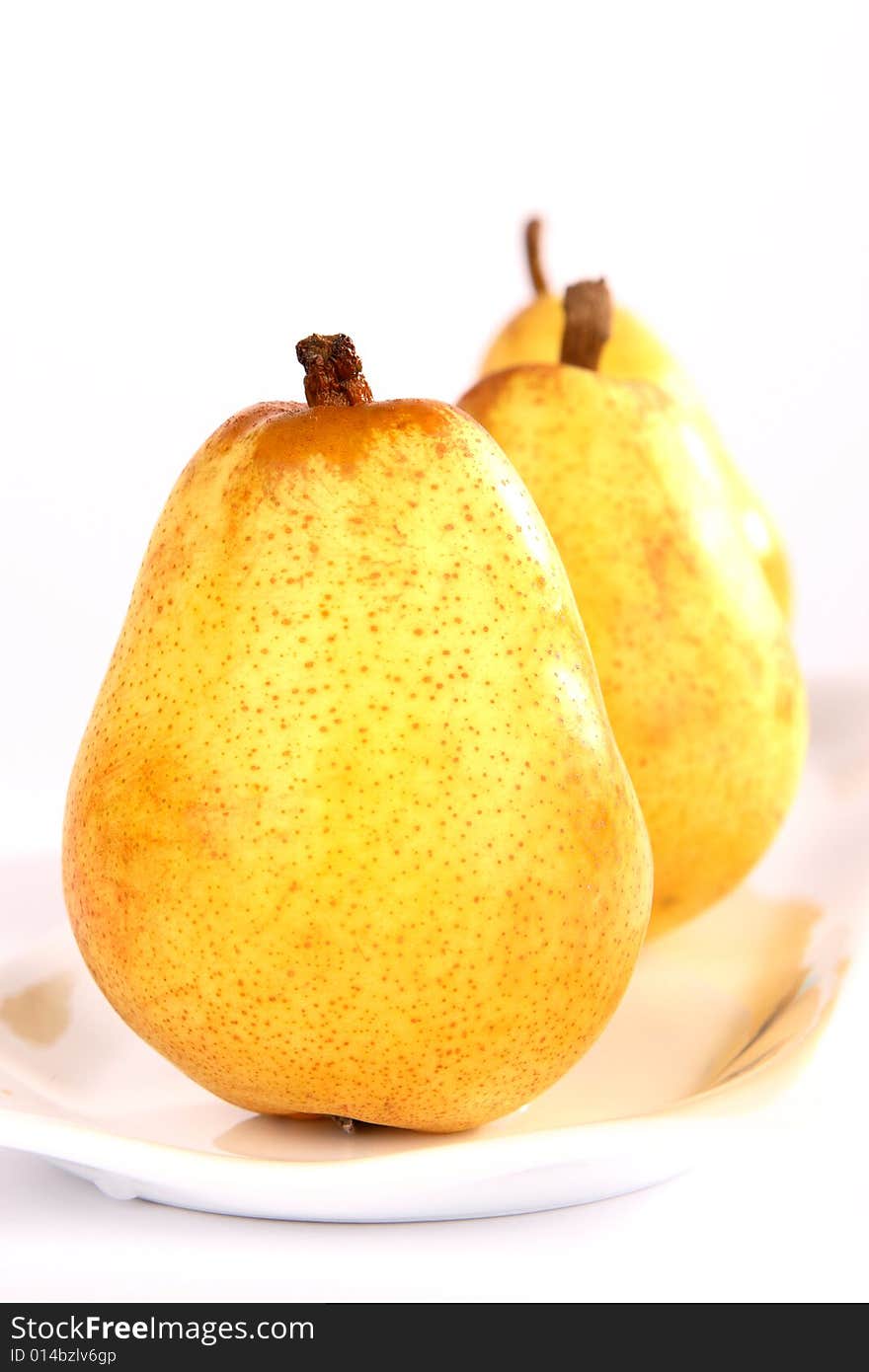 Very fresh and juicy pears