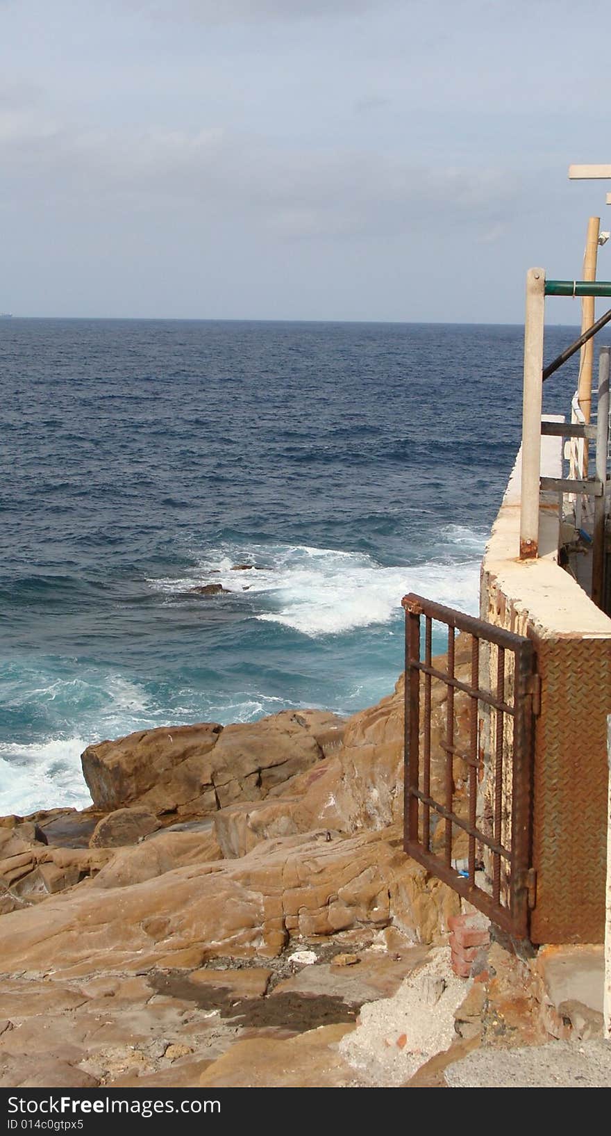 Door overlooking the sea