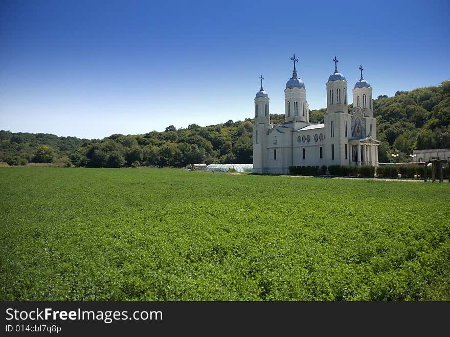 Church And Green Grass