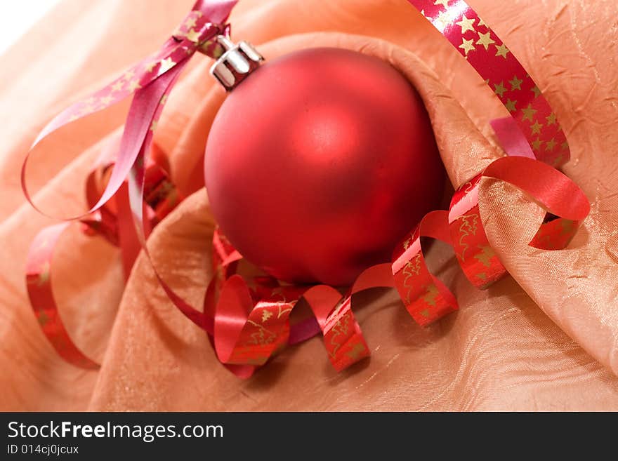 Red ball - Christmas decoration