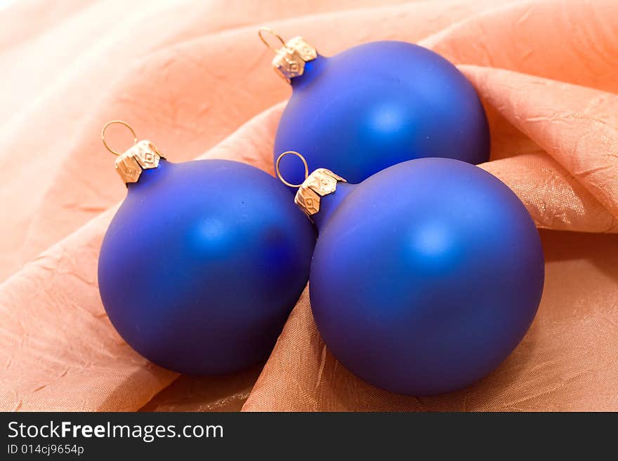 Blue ball - Christmas decoration