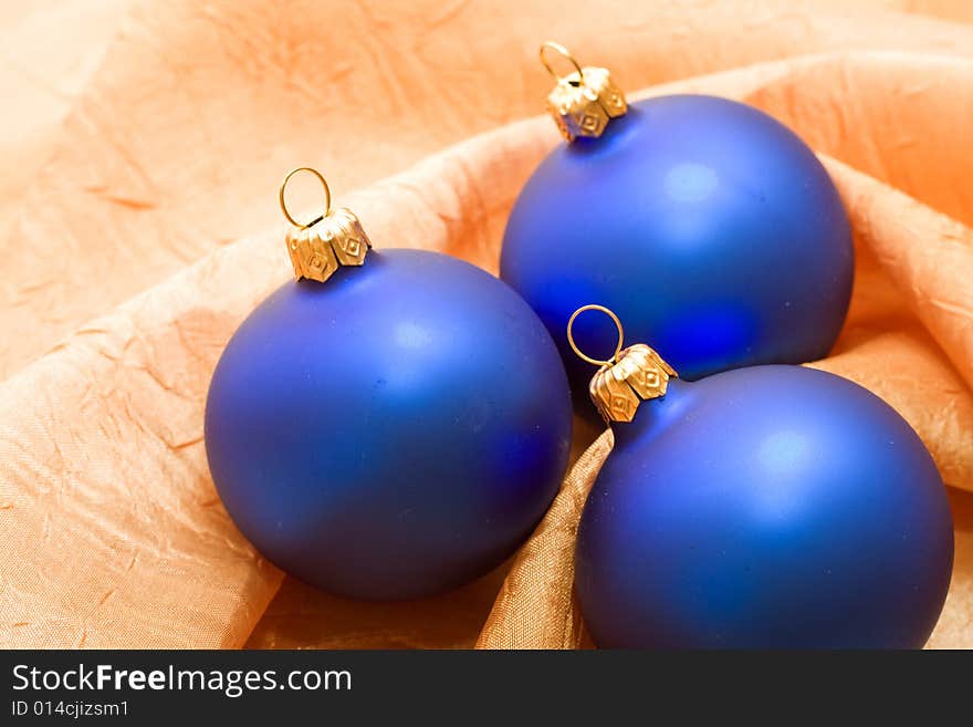 Blue ball - Christmas decoration