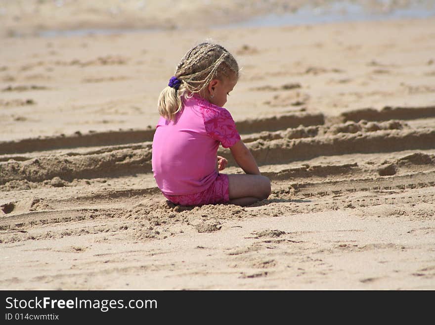 Little Girl on the beach