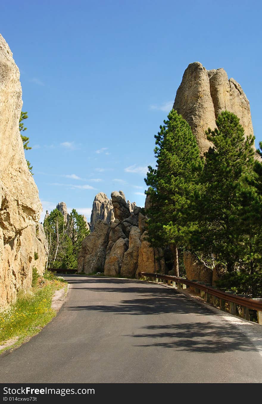 Granite Spires along Needles Highway