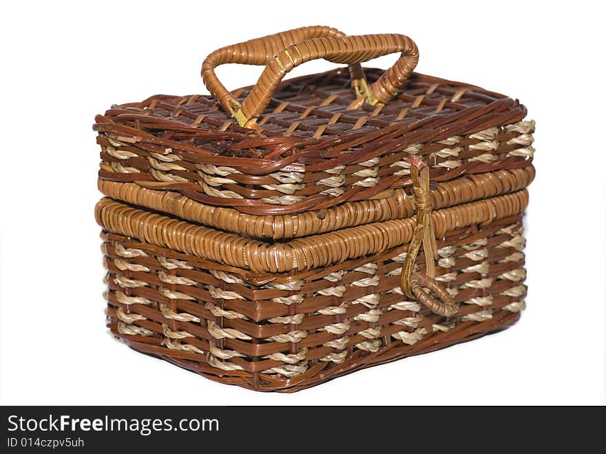 Art Weaving Of A Basket