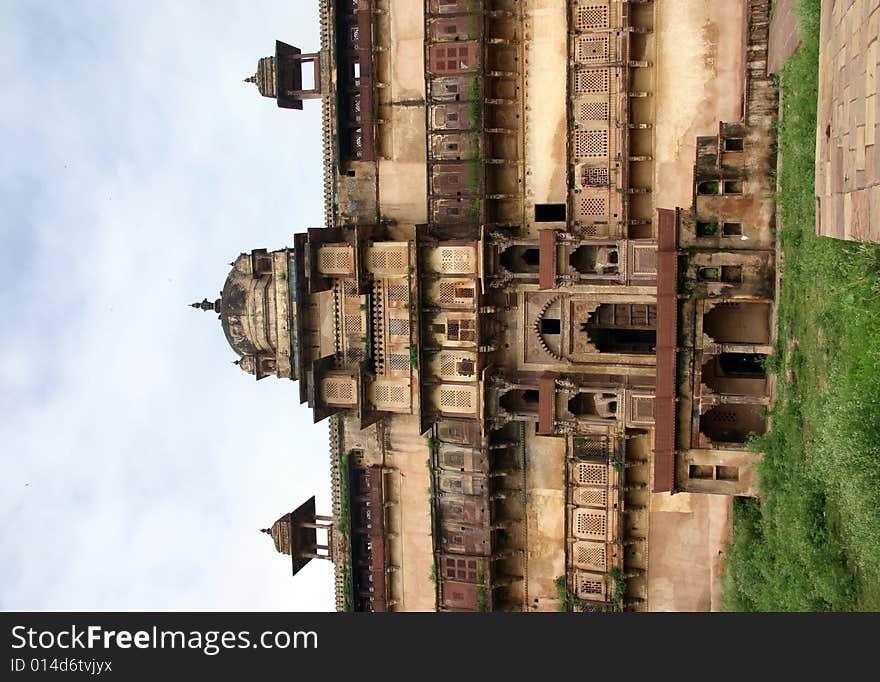 Overview of Khujaraho temple, from India. Overview of Khujaraho temple, from India