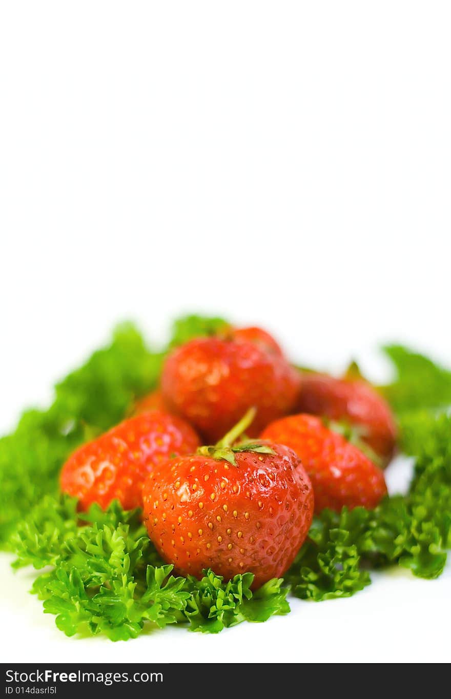 Strowberry isolated on white