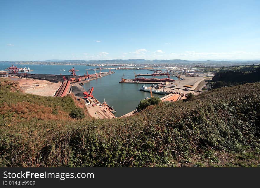 Gijon port