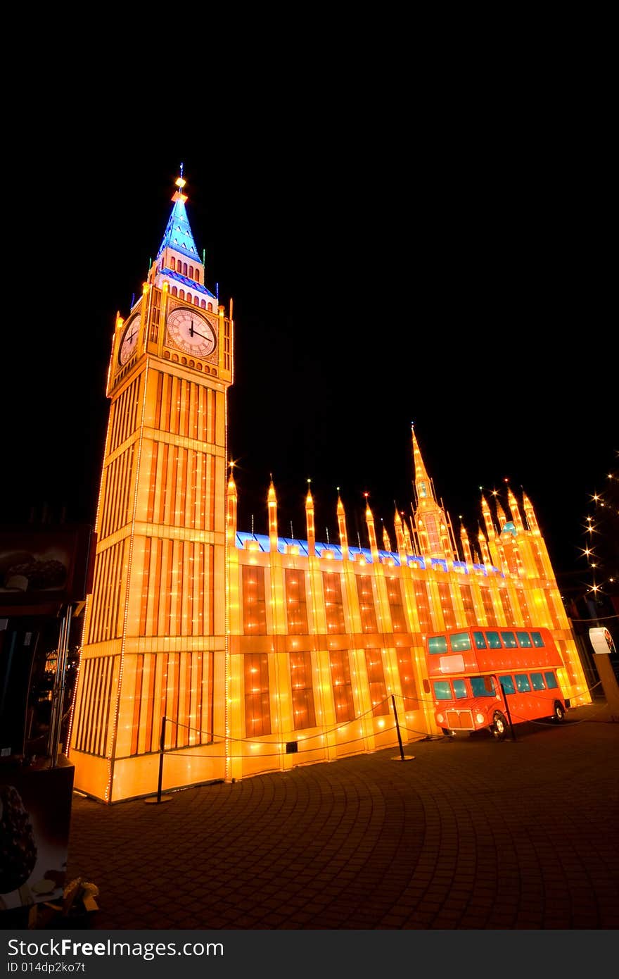 Big Ben lights