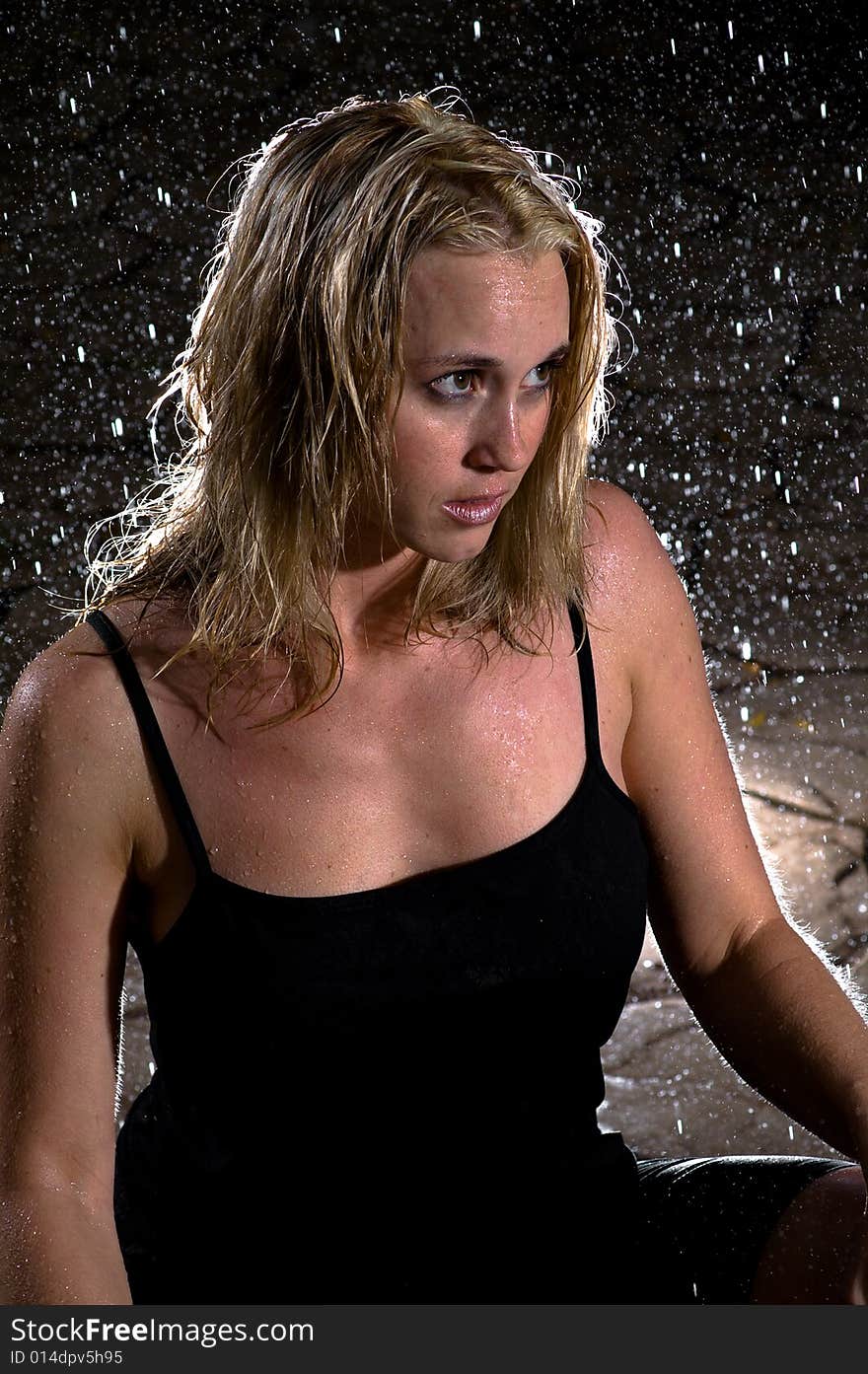 Blonde In The Rain