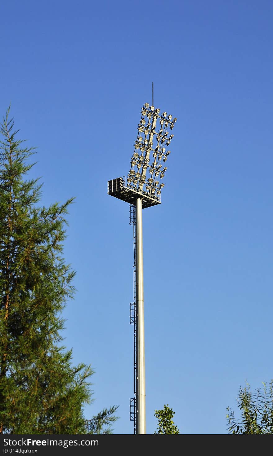 The light tower of stadium