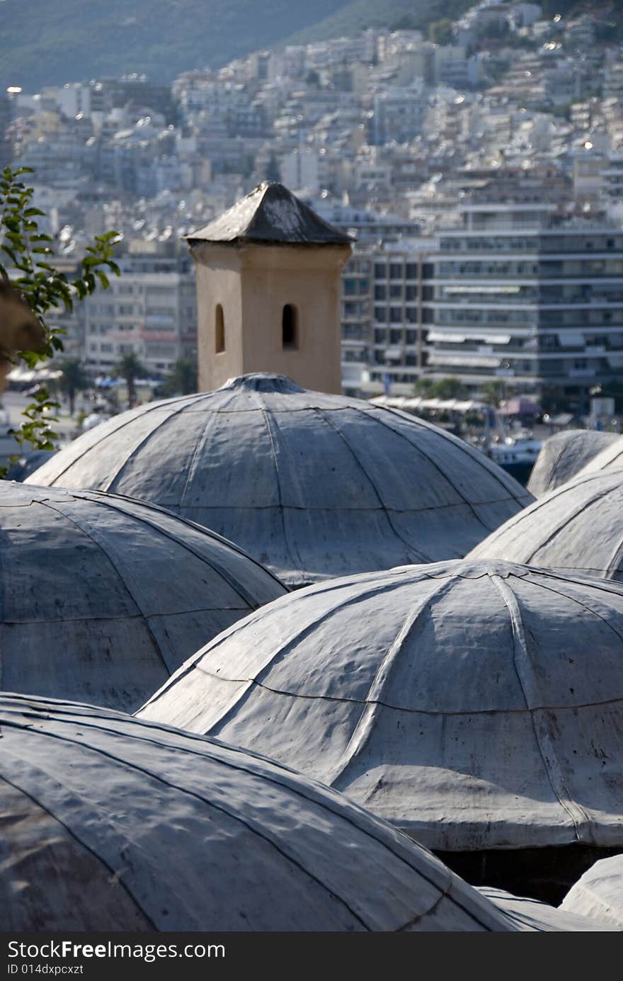 Hotel in greece,originally build in 1807as a school for muslim turks, modified in 2002