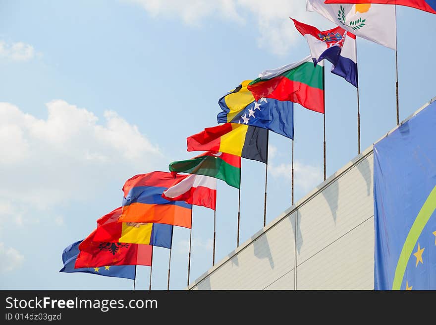 Various National Flags