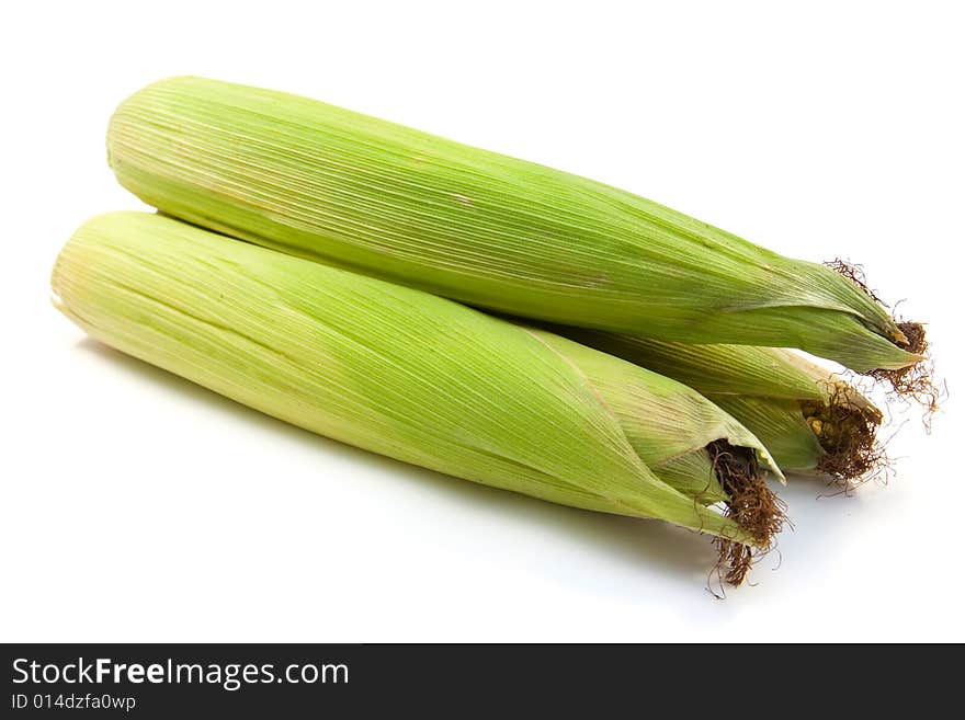 Corns isolated on white background. Corns isolated on white background